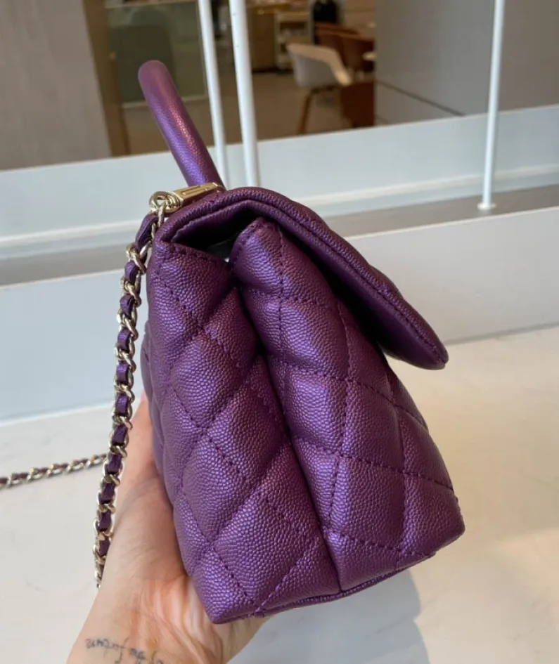 Chanel Pearl Purple Size: 23cm