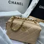 Chanel shoulder bag size: 22*10*15