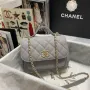 CHANEL pearl ball size: 19x7x14cm model number 93749 gray