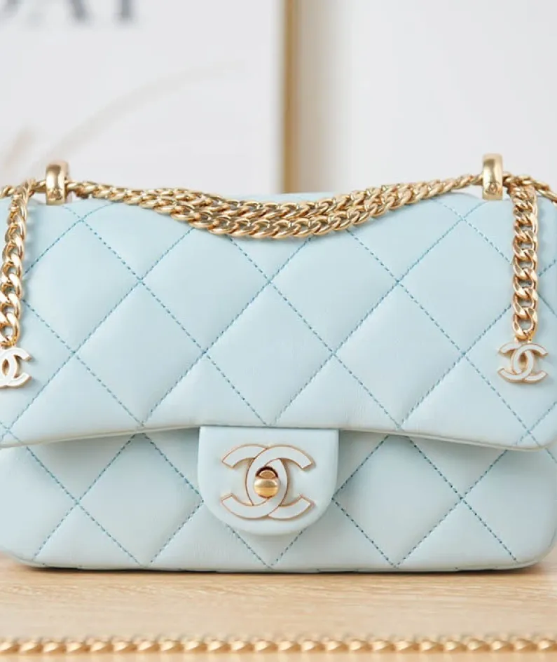 Chanel One Shoulder Crossbody Model Number: AS3114 Size: 16-22-7cm