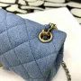Denim Denim Golden Ball Bag Size: 18cm*20cm