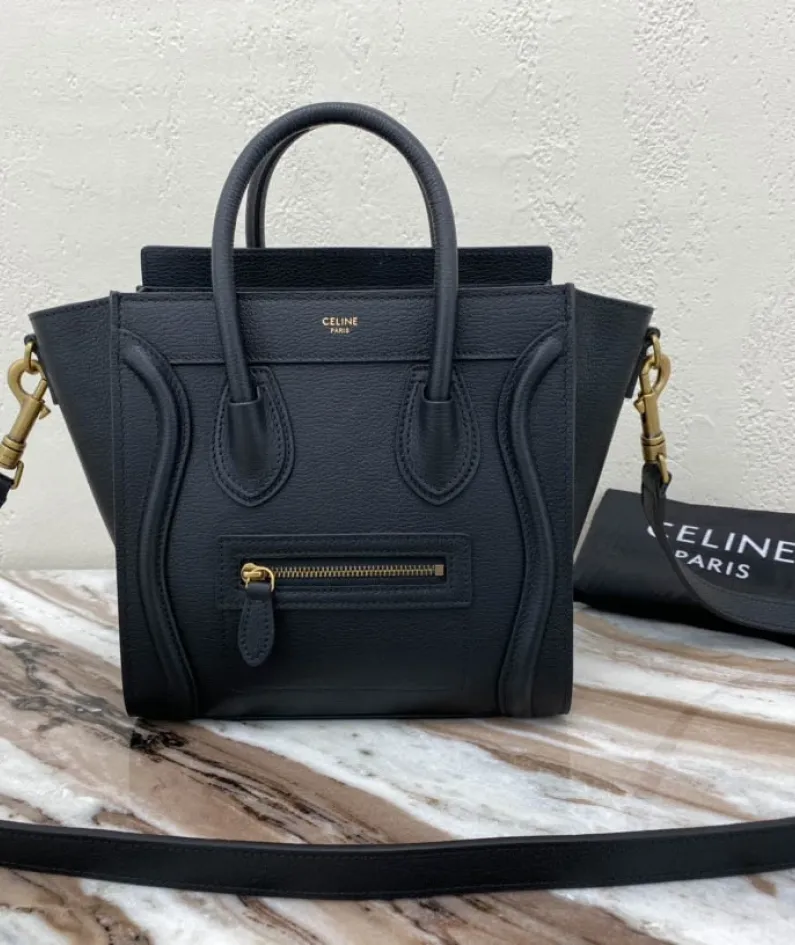 LUGGAGE Calfskin Handbag Crossbody Model 168243