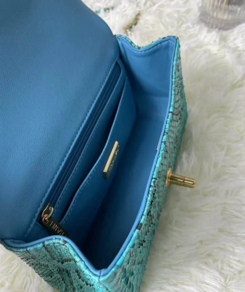 Cover Bag Handle Full Copper Vintage Gold Size: X6X13cm Ident No.: 2431