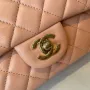 classic flap lambskin light gold buckle classic flap size:17cm
