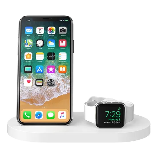 Belkin BOOST↑UP™ Wireless Charging Dock for iPhone + Apple Watch + USB-A port (with FREE Belkin Lighting Cable)