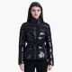  Winter Casual Short Parkas With Belt Thick Puffer Jackets Coats For Women Fashion Windproof Waterproof Warm Outerwear