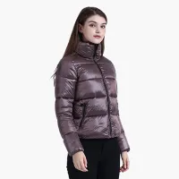  Winter Casual Padded Puffer Jackets For Women Coat Female Warm Short Parka Basic Windproof Waterproof Outdoor Clothes