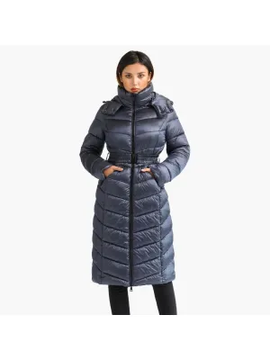  Winter Windproof Waterproof Long Hooded Parkas Women Thick Warm Puffer Jackets Coats With Belt Fashion Outerwear