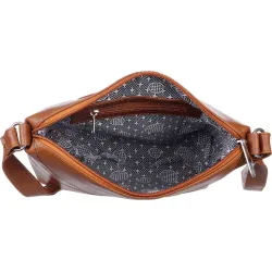 Leather Land Brown Women Sling Bag - Regular Size