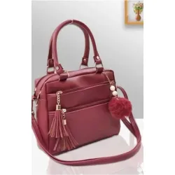 magnifique Maroon Women Sling Bag - Regular Size