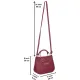 LAKME FASHION Maroon Women Sling Bag - Regular Size