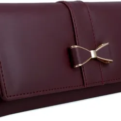 ALSU Casual, Party, Formal Maroon  Clutch  - Regular Size