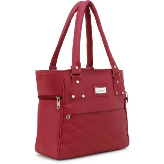 UPTOUCH Women Maroon Messenger Bag - Extra Spacious