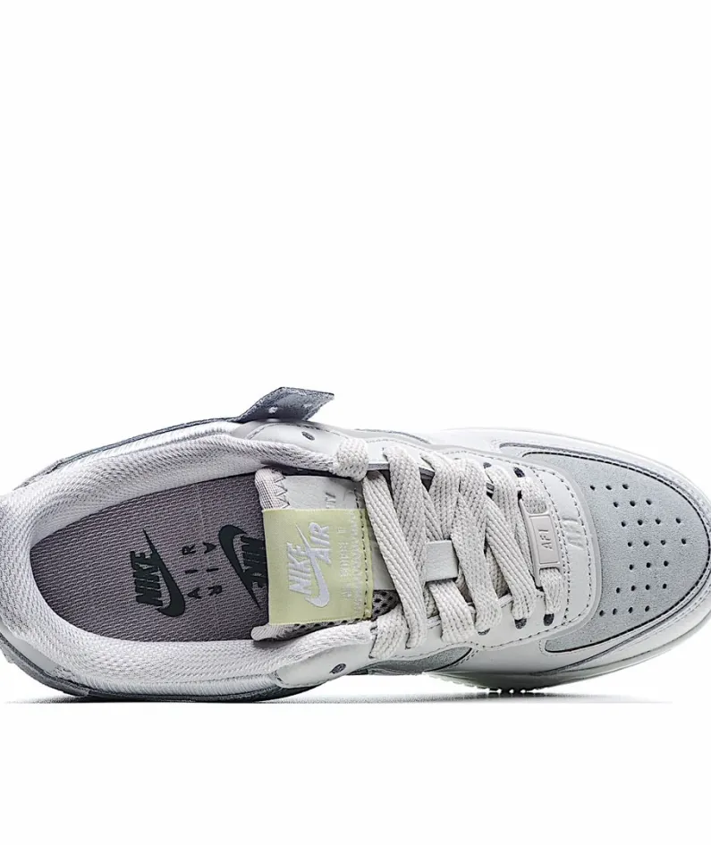 Nike WMNS Air Force 1 Shadow Low Top Sneakers Grey Green
