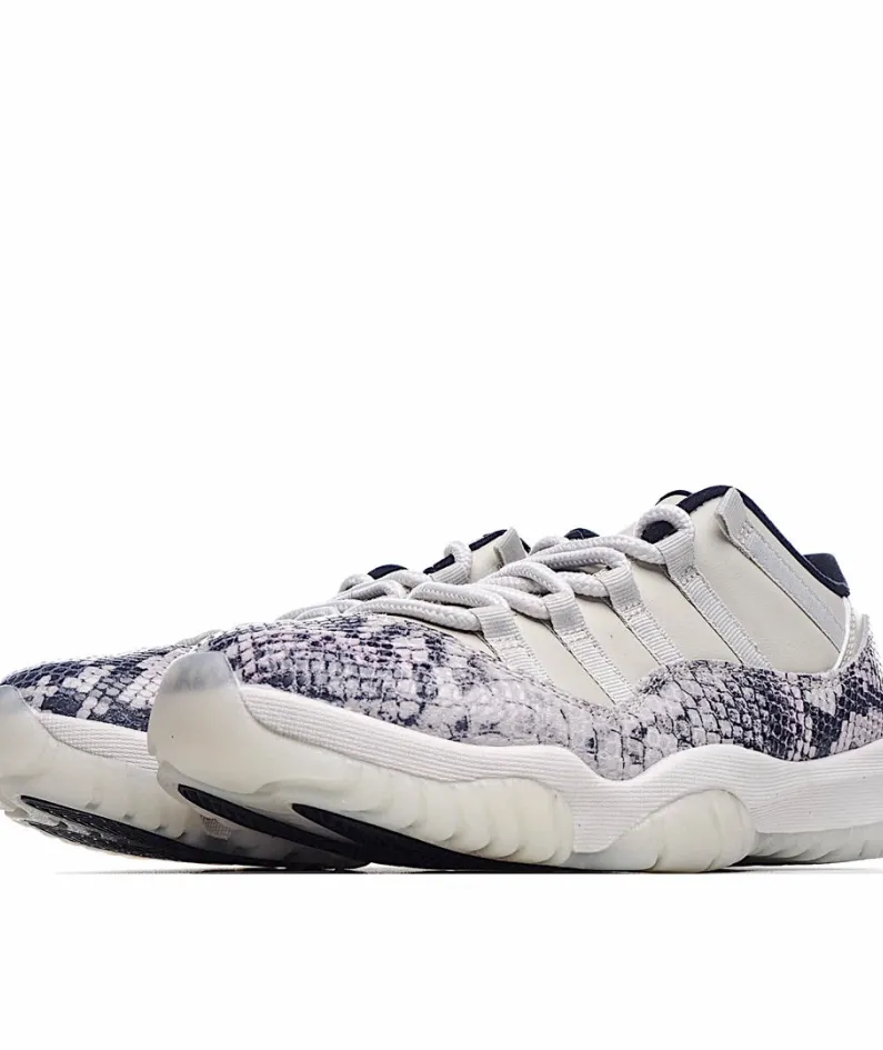 Air Jordan 11 Retro Low 'Light Bone Snakeskin'