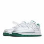 Nike Air Force 107 White and Green Low Top