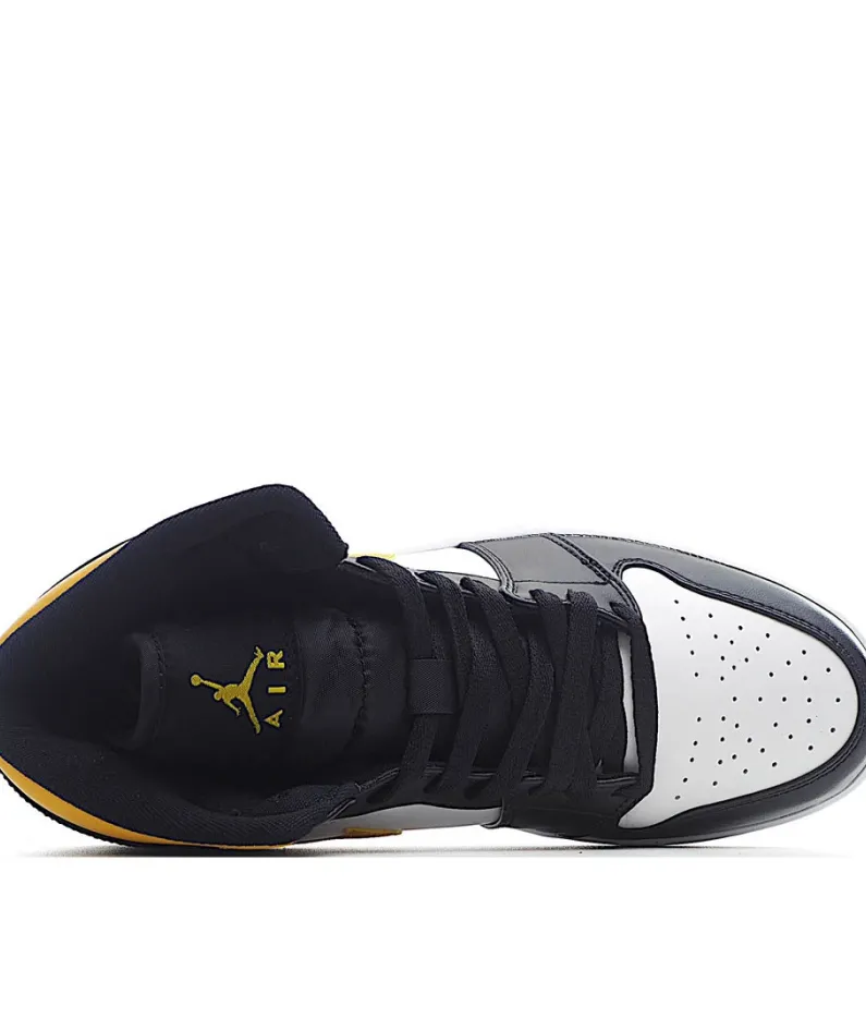 Air Jordan 1 Mid 'Black University Gold
