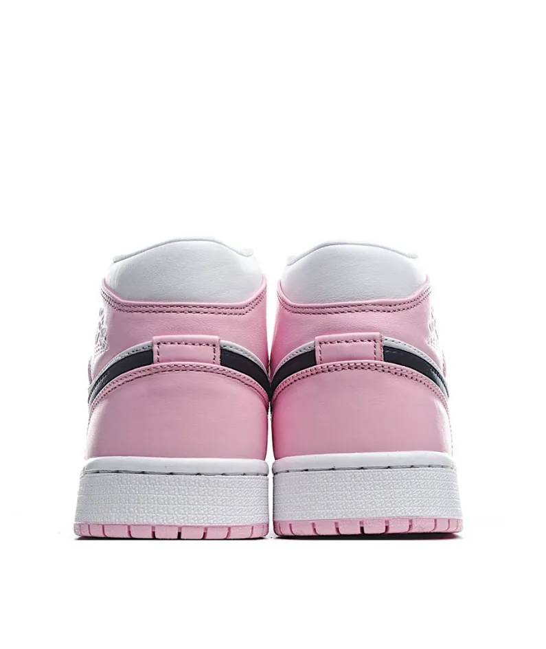 Air Jordan 1 Mid AJ1 Mid Basketball Shoes Sakura Pink