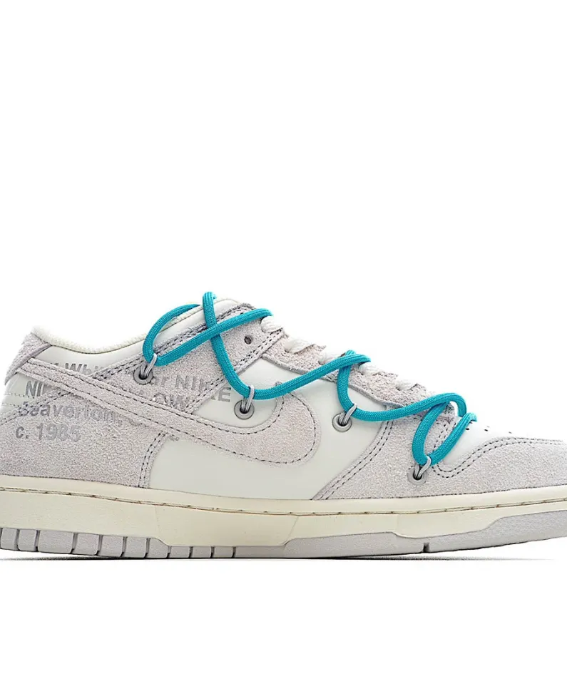 Nike SB Dunk OFF-WHITE Gray Green Purple