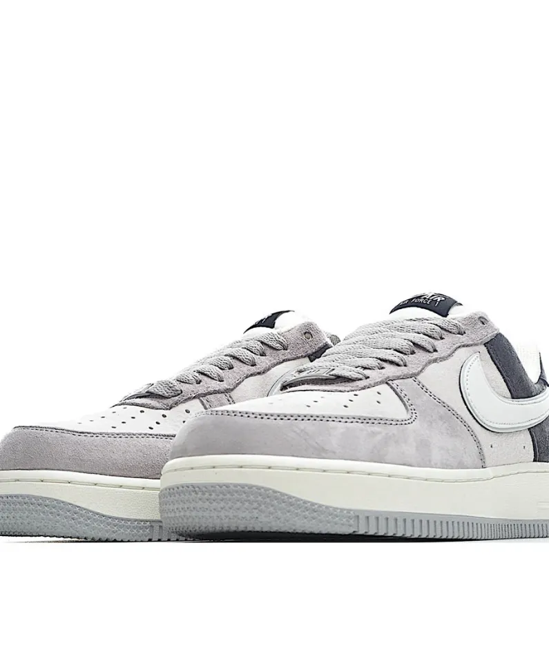 Nike Air Force 1 White Grey Black Reflective