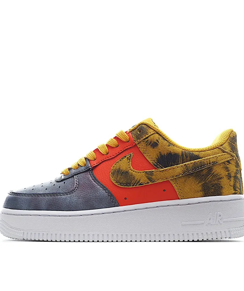 Nike Air Force 1 Low''Dark Sulphur'' Yellow Orange Grey