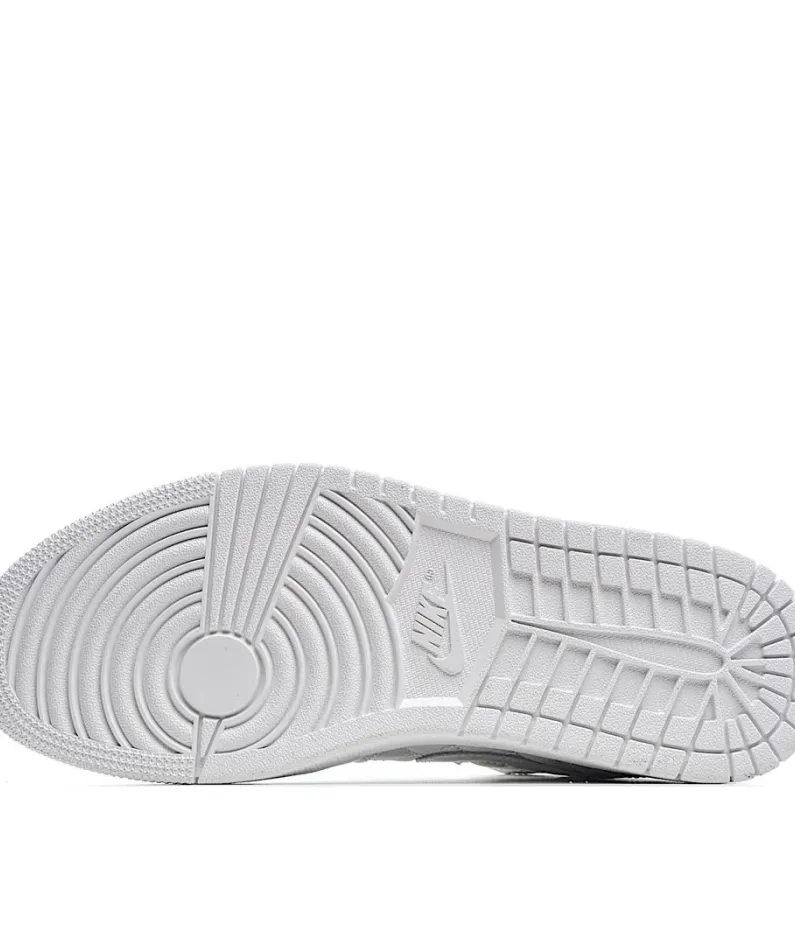 Wmns Air Jordan 1 Mid SE 'White Quilted'