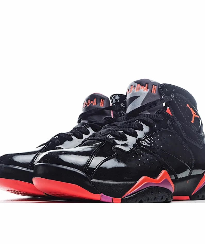 Wmns Air Jordan 7 Retro 'Black Gloss'