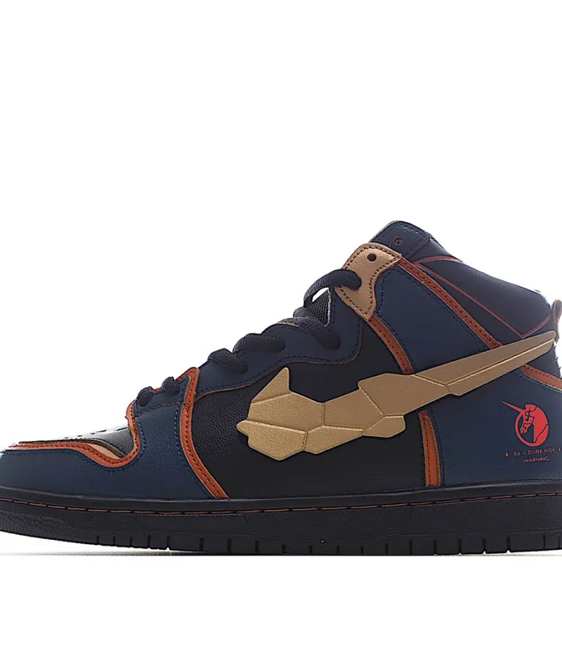 Gundam x Nike Dunk High Banshee Black & Blue