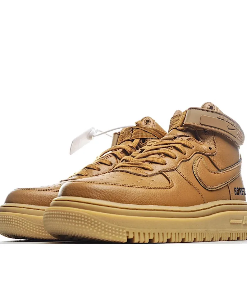 Nike Air Force 1 GORE-TEX Black and Brown High Top