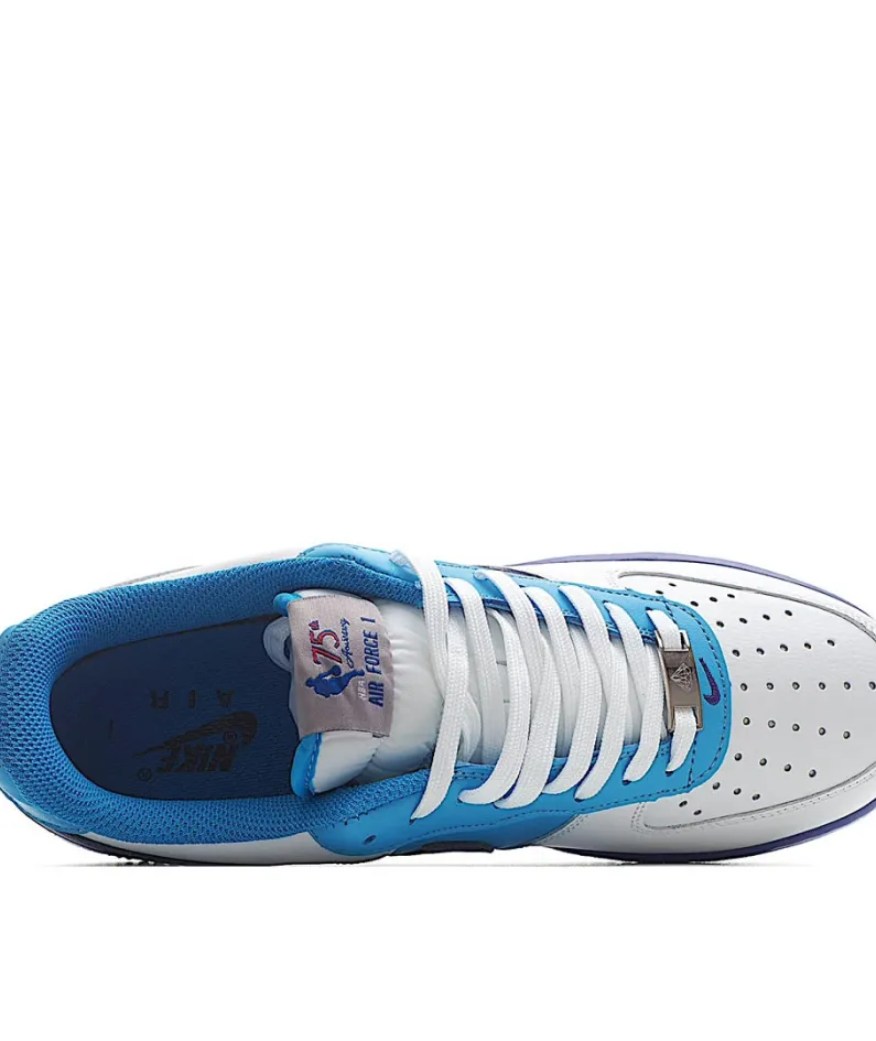 Nike Air Force 107 Low White Blue Purple Low Top