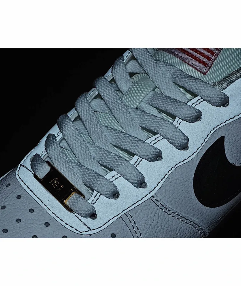Nike Air Force 107 Low USA White and Blue Low Top