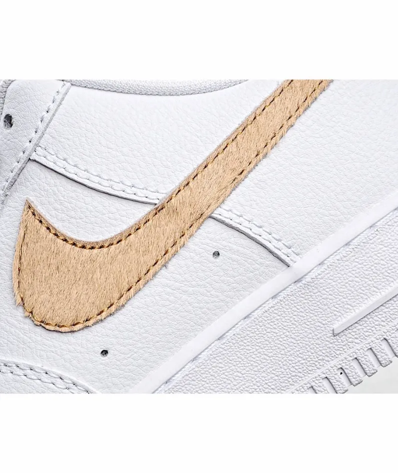 Nike Air Force 1 Low Low Top White Brown