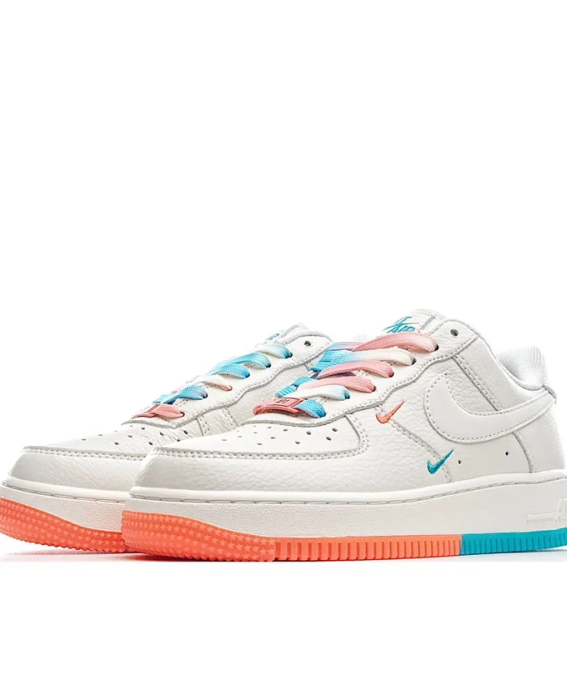 Nike Air Force 1 Low 07m Orange Blue Miami Low Top