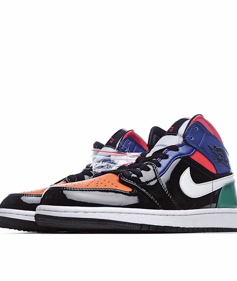 Wmns Air Jordan 1 Mid SE 'Multi Patent'