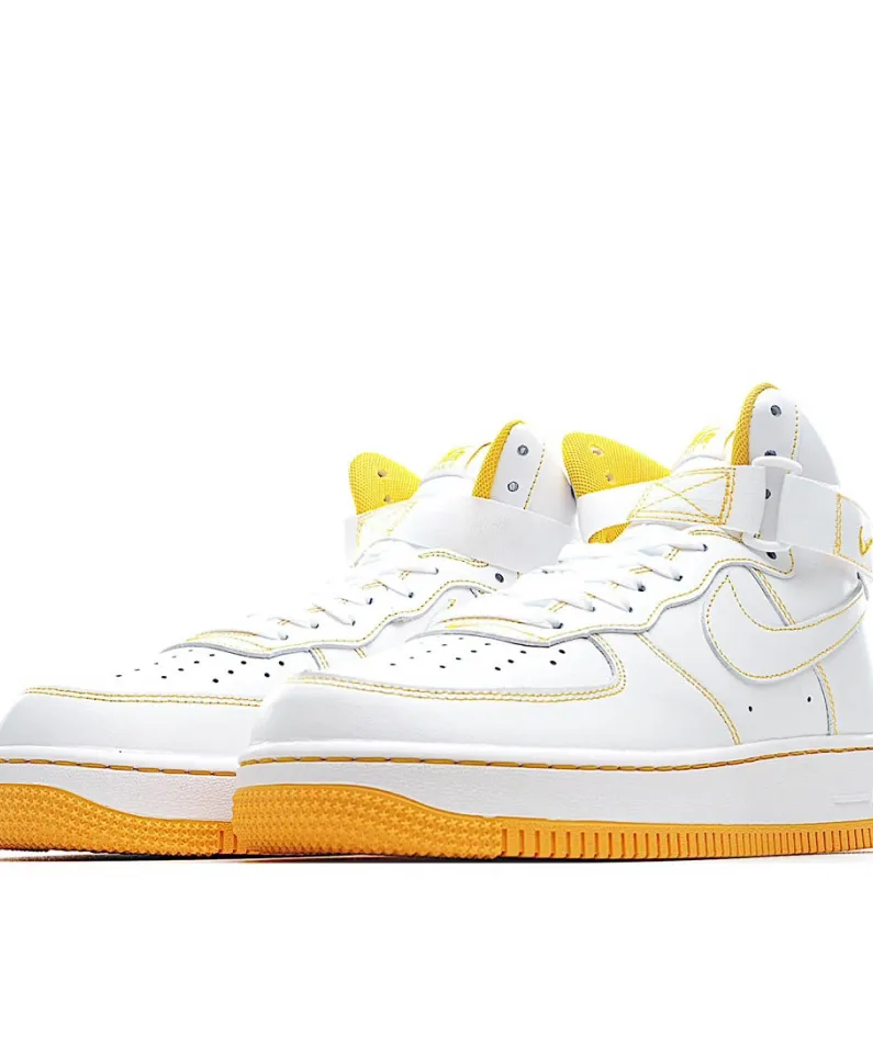 Nike Air Force 1 High 07 White and Orange
