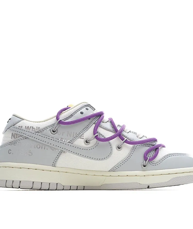 Nike SB Dunk OFF-WHITE Gray Purple