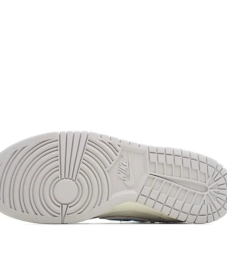 Nike SB Dunk OFF-WHITE Gray Green Purple