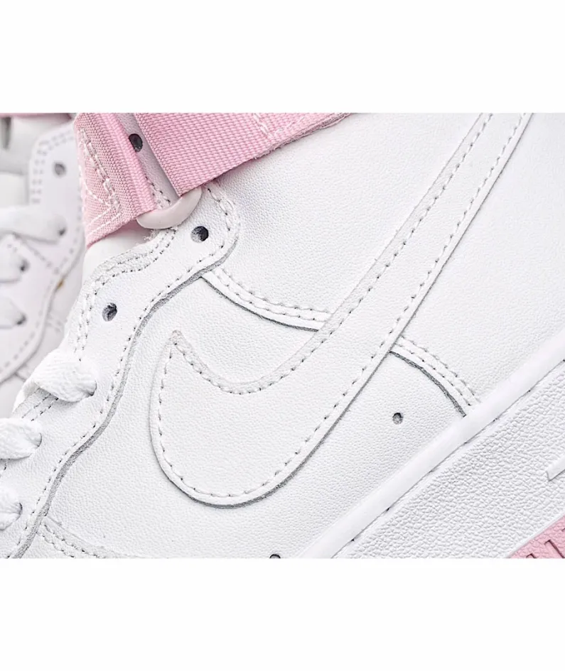 Nike Air Force 1 Mid High Top White Powder