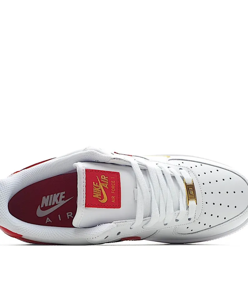 Nike Air Force 1 '07 Essential White and Red Low Top