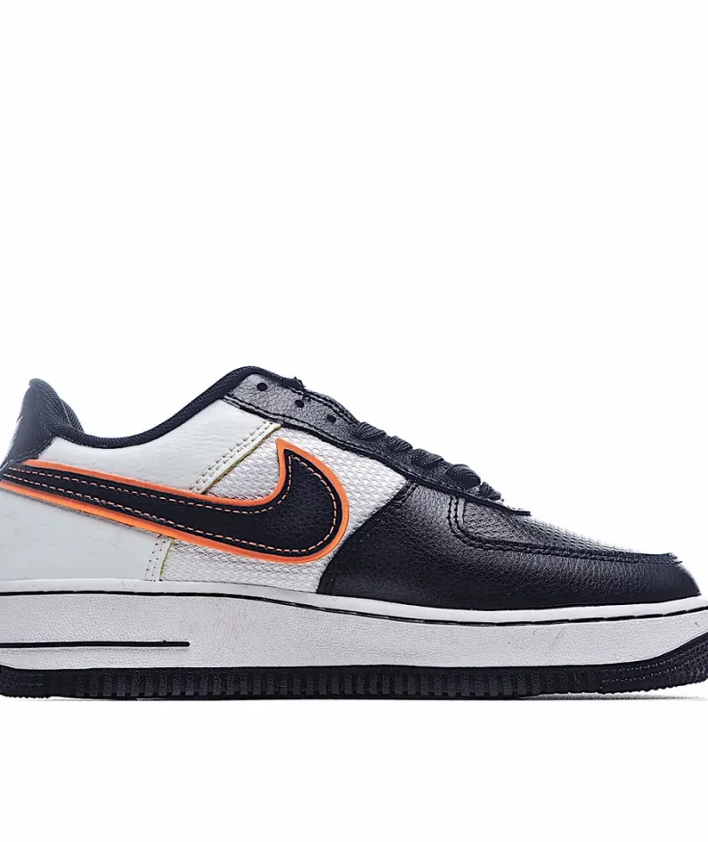 Nike Air Force 1 Low-Top Sneakers Black & White