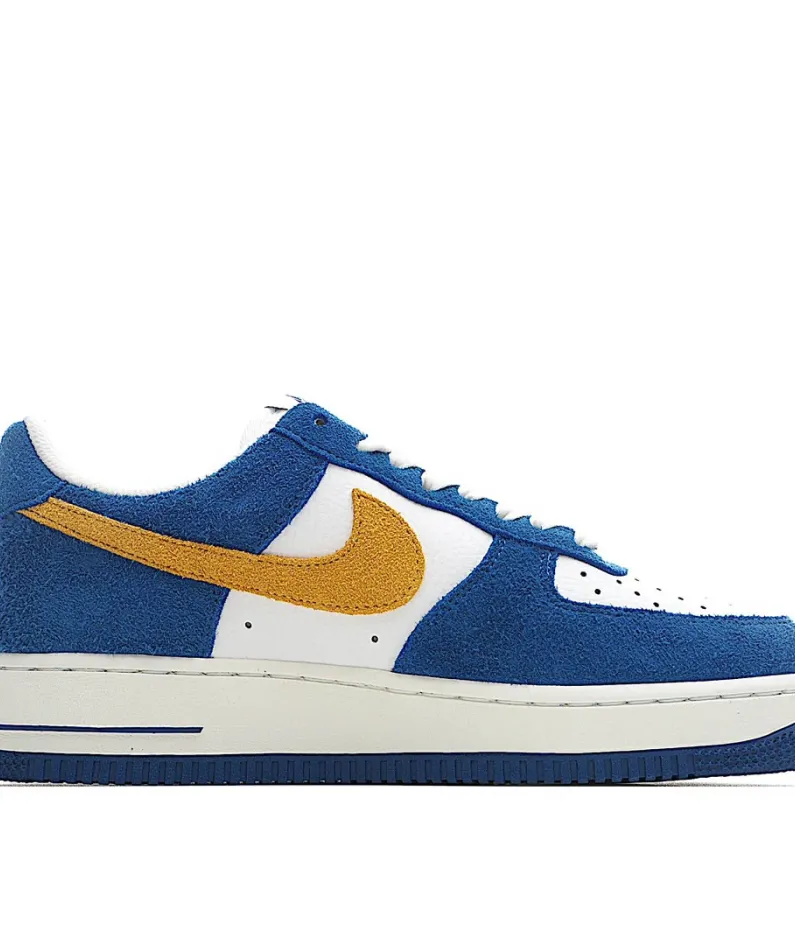 Nike Air Force 1 Blue and Yellow