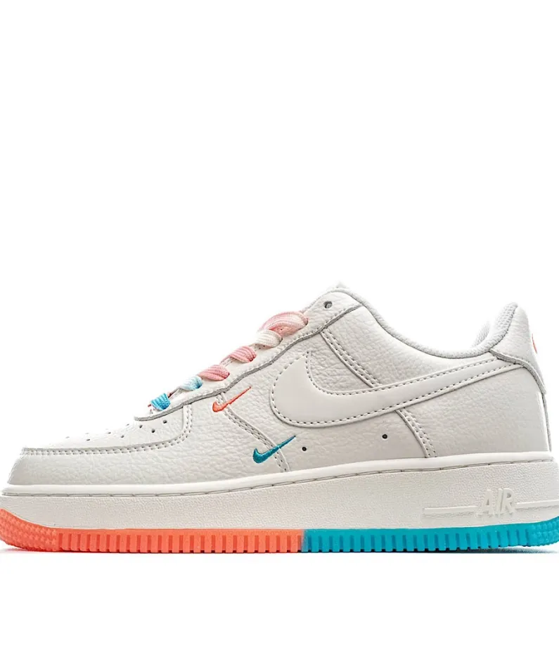 Nike Air Force 1 Low 07m Orange Blue Miami Low Top