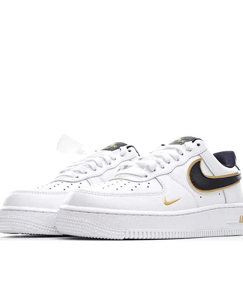 Nike Air Force 1 React LV8 White Black Gold