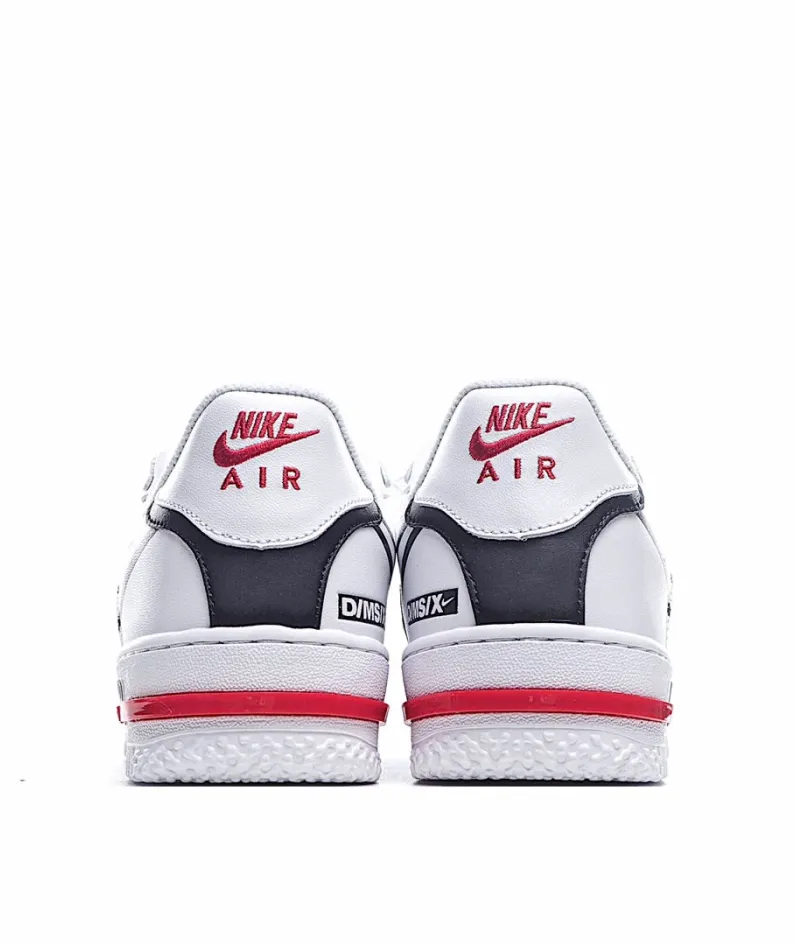 Nike AIR FORCE 1 REACT WHITE D/MS/X White Black Red
