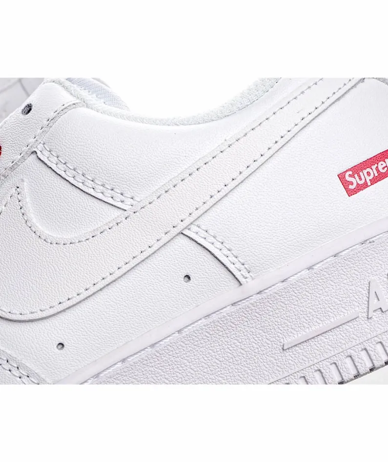Nike Supreme X NK AIR Force 1 Low White Red