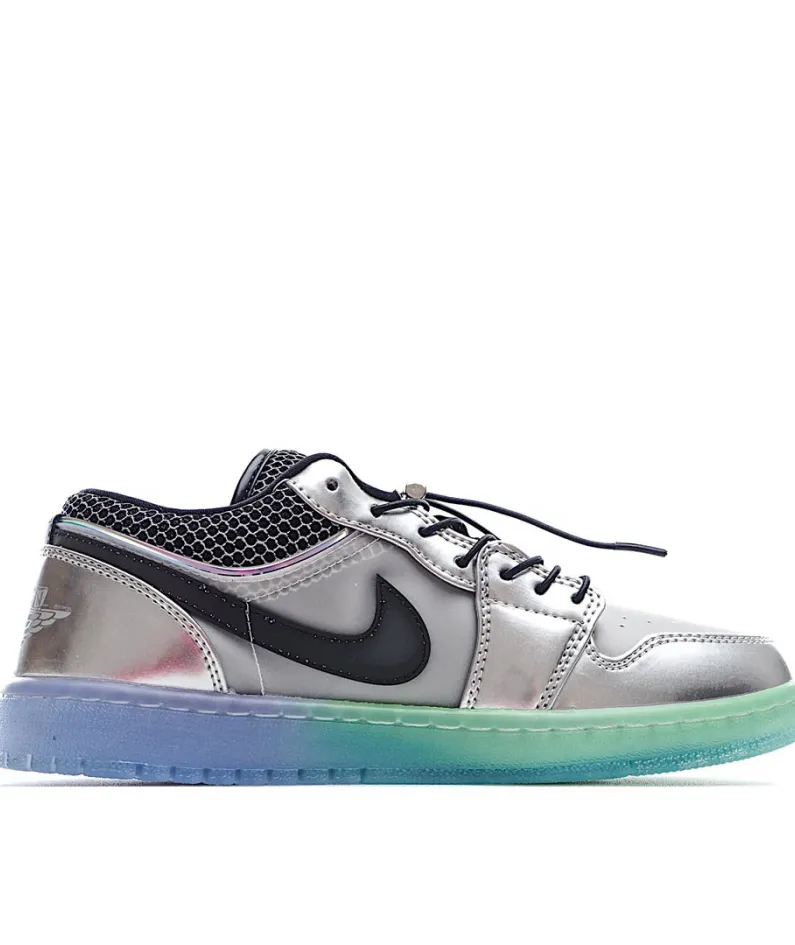 Wmns Air Jordan 1 Low SE 'Metallic Silver Gradient'