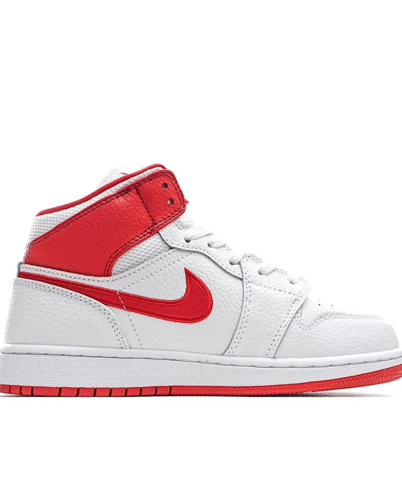 Air Jordan 1 MID Blue and Red Mandarin Ducks DH0200-100 Mid Series