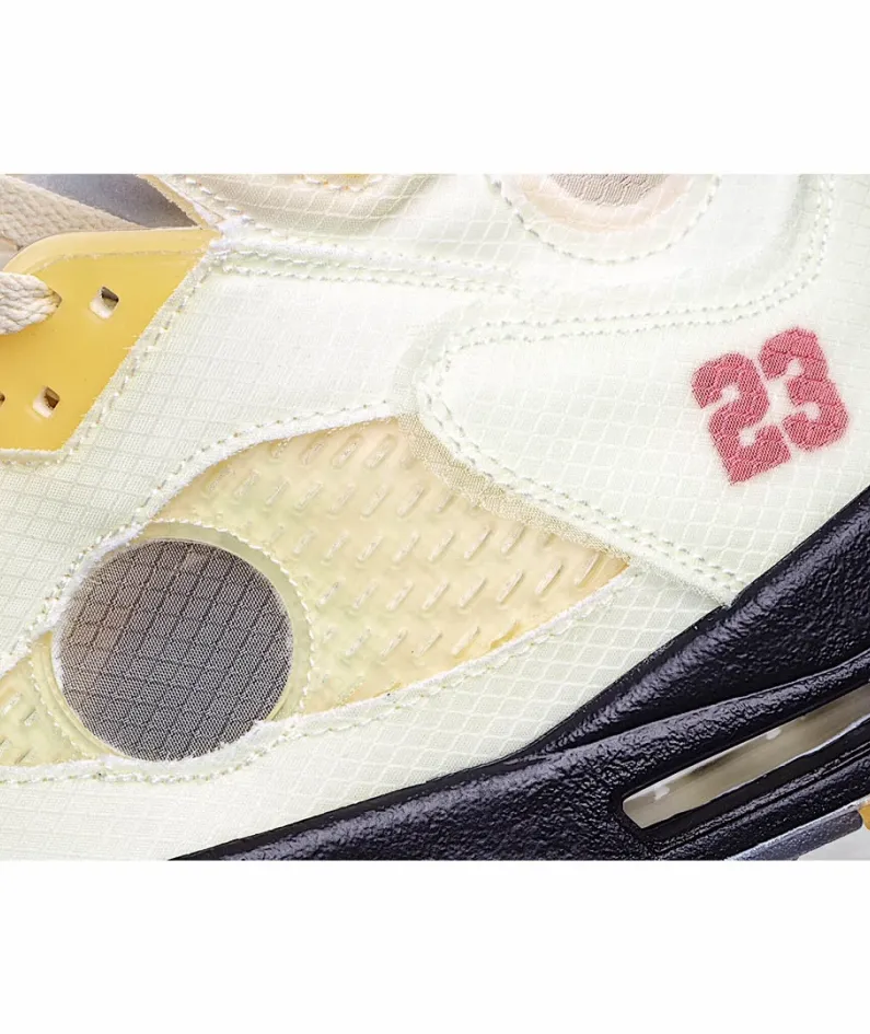 Off-White x Air Jordan 5 SP 'Sail'
