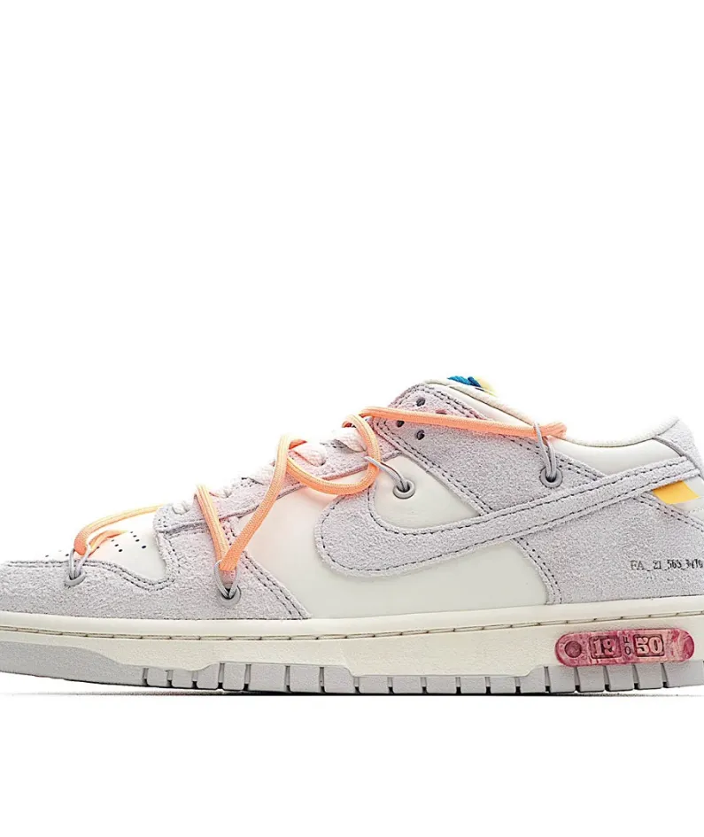 Nike SB Dunk OFF-WHITE Grey Powder Blue