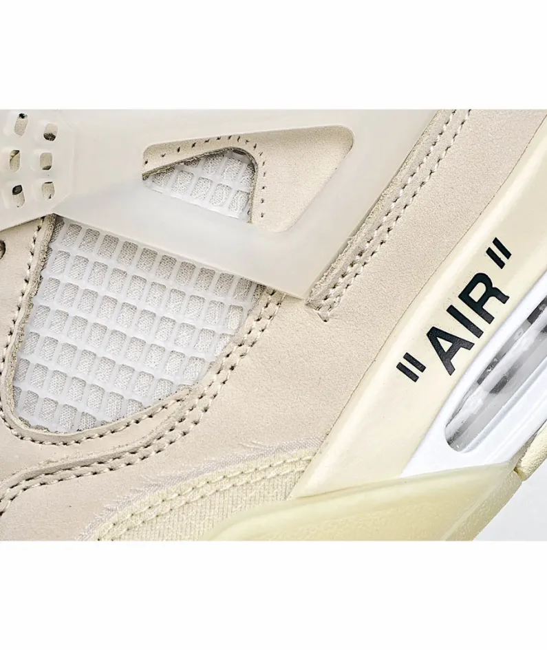Off-White x Wmns Air Jordan 4 SP 'Sail'